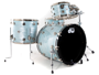 Dw (drum Workshop) Collector's Finish Ply w/ Snare - Pale Blue Oyster alternative image  1