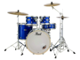 Pearl Export EXX705NBR/C717 With Hardware And Sabian SBR Cymbal Set
