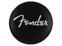 Fender Spaghetti Logo Pick Pouch Barstool, Black/Chrome, 30