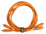 Udg Ultimate Cavo RCA-RCA Dritto Arancio 1,5 Metri - U97001OR