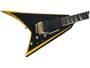 Jackson X Series Rhoads RRX24, Laurel Fingerboard, Black with Yellow Bevels