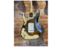 Fender Limited Edition '59 Stratocaster Super Heavy Relic - Aged Vintage White Over Chocolate 3-Tone Sunburst