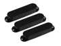 Allparts PC-0446-023 Pickup Covers for Stratocaster Black