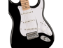 Squier Sonic Stratocaster, Maple Fingerboard, White Pickguard, Black alternative image  5
