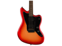 Squier Contemporary Active Jazzmaster HH, Laurel Fingerboard, Black Pickguard, Sunset Metallic