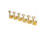 Gotoh SG381 large buttons, 6 Linea Gold