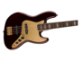 Squier 40th Anniversary Jazz Bass Gold Edition Ruby Red Metallic alternative image  5