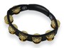 Latin Percussion LP174 - Tambourine Cyclops a mano, con Jingles in ottone martellato