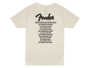 Fender World Tour T-Shirt, Vintage White, M