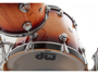 Dw (drum Workshop) Collector's Exotic - Natural To Deep Rich Red Burst Over Super Curly