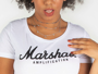 Marshall Script T-Shirt Women Large