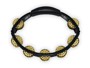 Latin Percussion LP174 - Tambourine Cyclops a mano, con Jingles in ottone martellato
