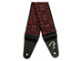 Fender Pasadena Woven Strap Lattice Red 2