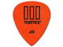Dunlop 462P.60 Tortex III Orange .60mm Player's 12 Picks